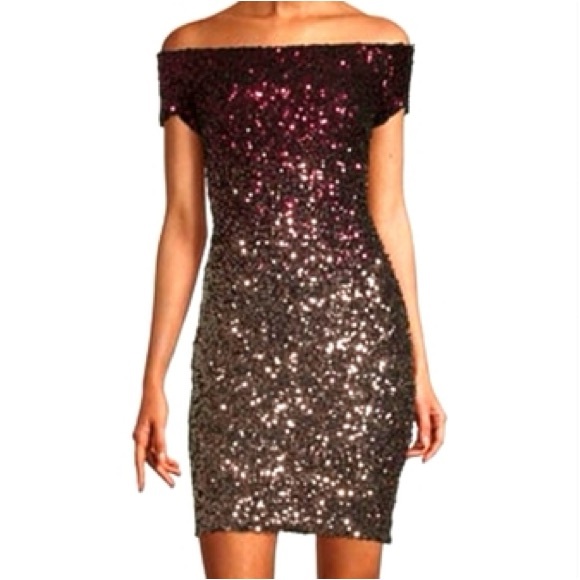 B. Smart Dresses & Skirts - B. Smart Ombré Sequin Dress